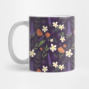 Northern California Floral Repeat Pattern Mug